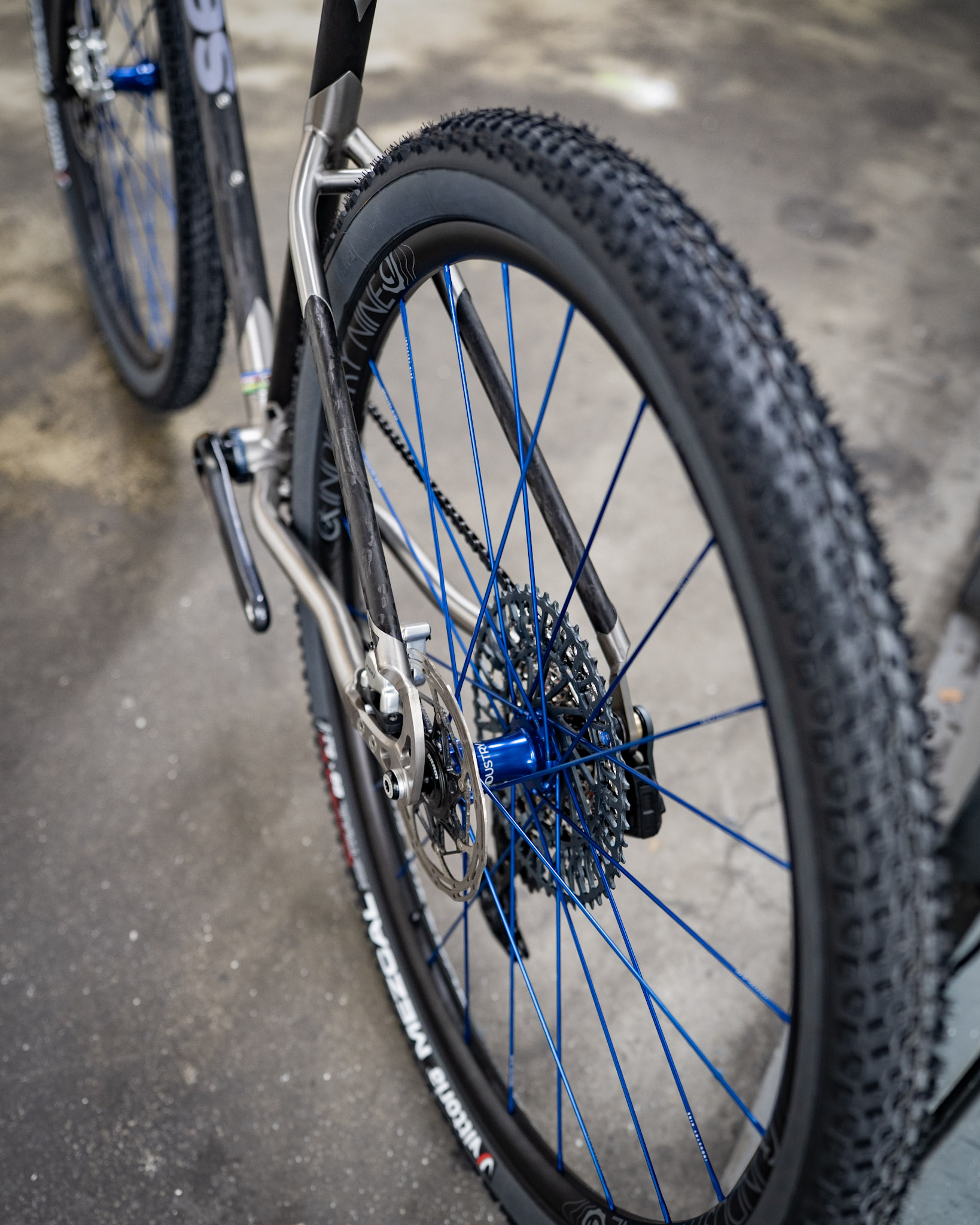 midtail dropped seat stays on a evergreen gravel bike