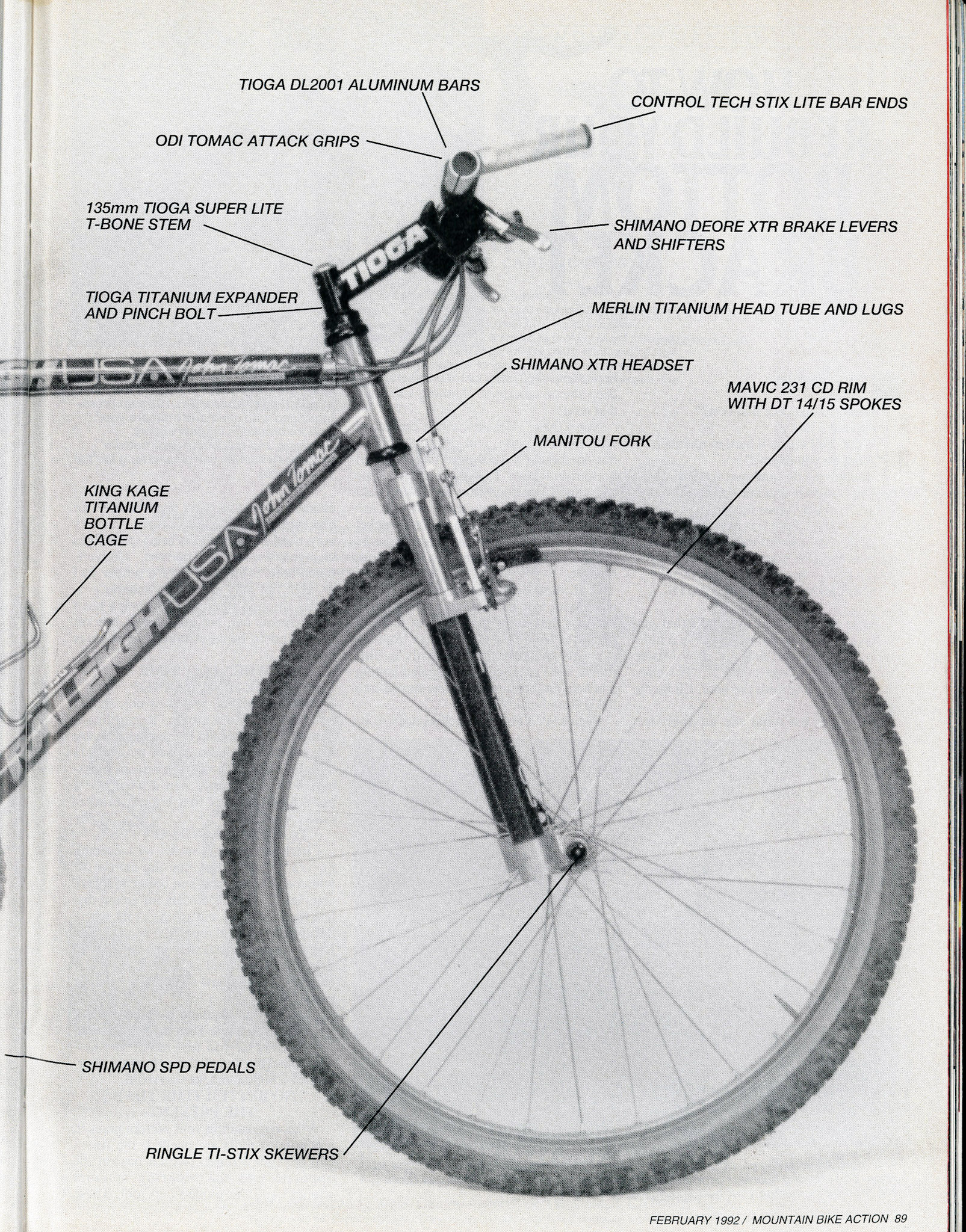 John Tomac Raleigh Carbon-Titanium
