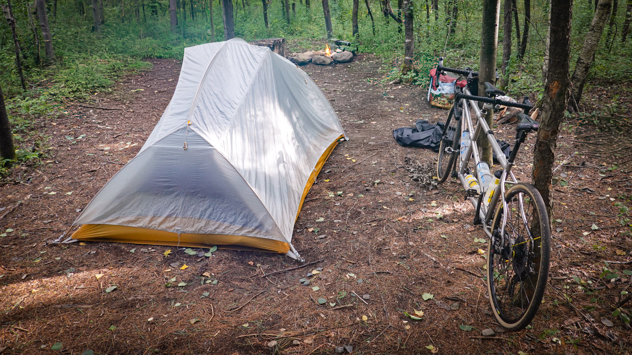 tandem bikepacking