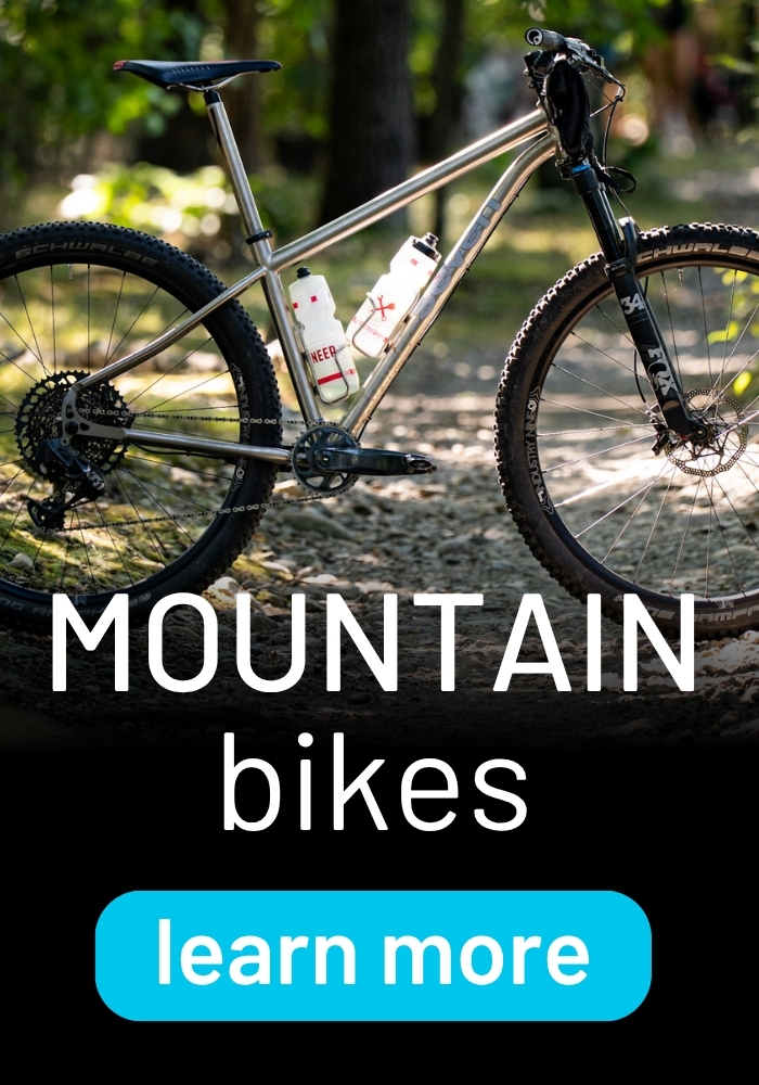 mountain bikes